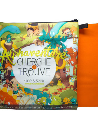 Alphaventure Préhistorique / Orange - Cherche et trouve Alphabet