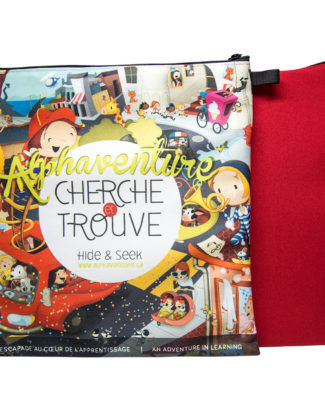 Alphaventure La ville en folie / Rouge - Cherche et trouve Alphabet