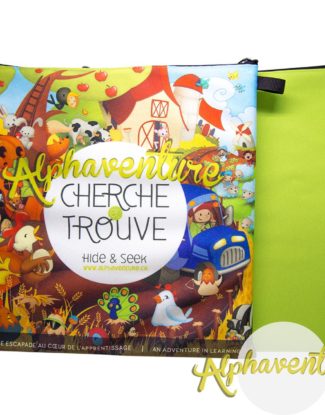 Alphaventure À la ferme / Vert - Cherche et trouve Alphabet